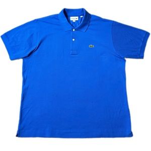 MEN'S ORIGINAL L.12.12 PETIT PIQUÉ
COTTON POLO| Blue | Large